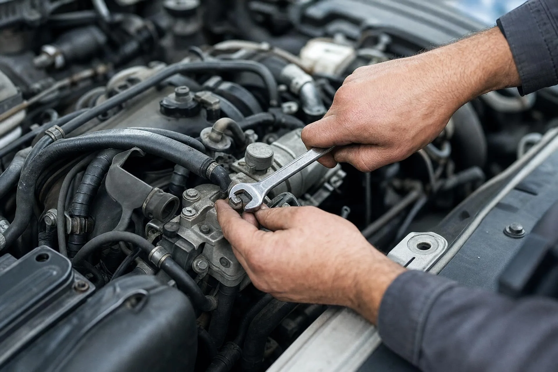 Hampson’s Garage work photo